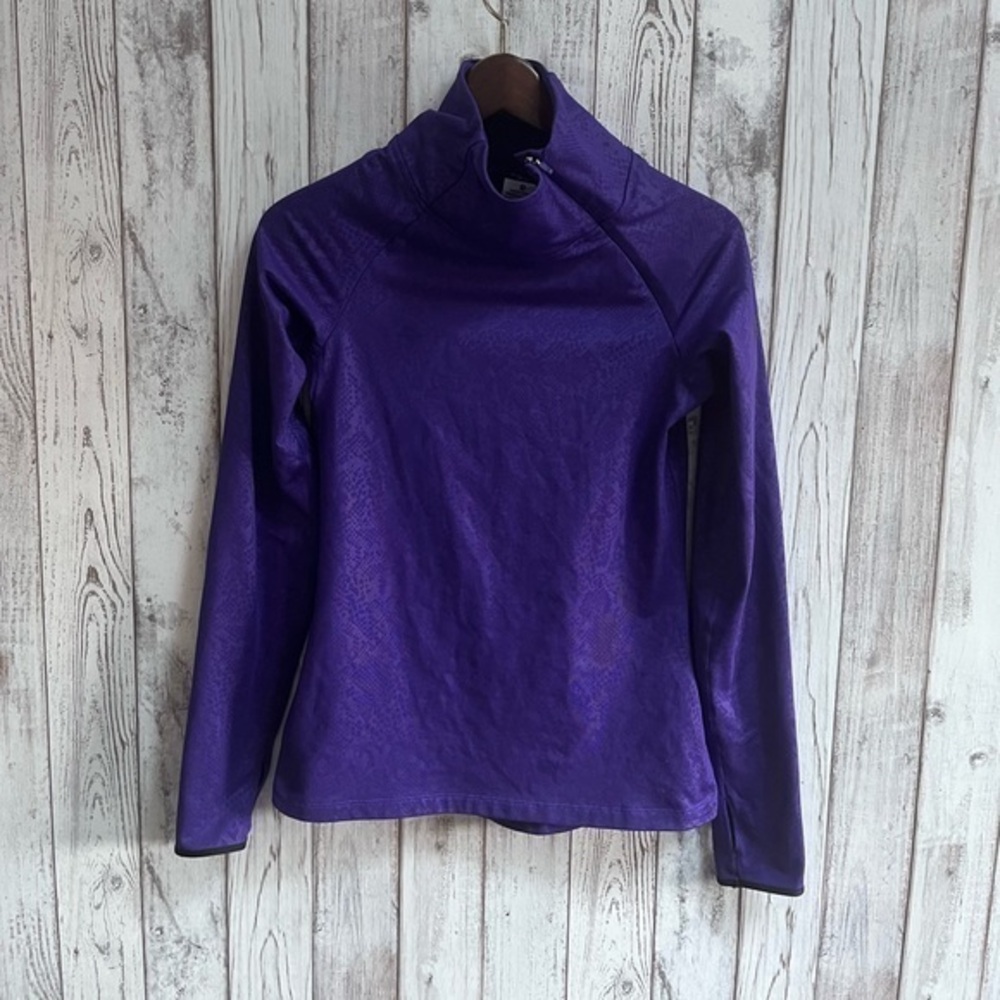 Nike purple snakeskin side zip jacket size small